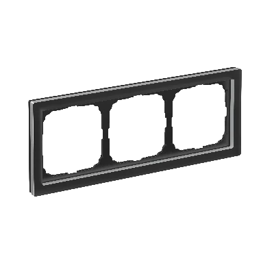 ARTGALLERY PURE 3-постовая РАМКА, МАТОВОЕ ОРГАНИЧЕСКОЕ СТЕКЛО ЧЕРНЫЙ