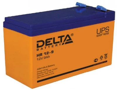 Аккумулятор HR 12В 9Ач DELTA HR 12-9