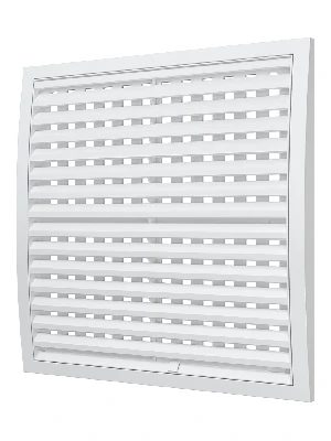 Решетка вентиляционная регулируемая, из ABS пластика 350х350 ERA 3535РРП 09657