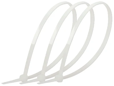 Стяжка кабельная нейлоновая (хомут) 4.8 х 300 мм белая (100 шт/уп) NO-225-159