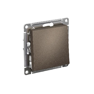 ATLASDESIGN 1-клавишный ВЫКЛЮЧАТЕЛЬ, сх.1, 10АХ, быстрозажимные клеммы, МОККО