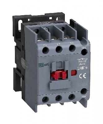 Контактор 25А 220В/230В АС3 АС4 1НО КМ-102 Dekraft 22004DEK