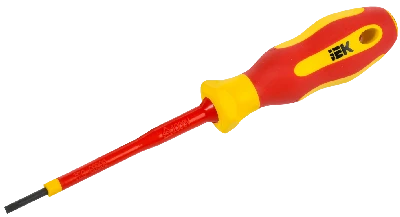 Отвертка диэлектрическая SL2,5х75 Т2 ARMA2L 5 IEK A2L5-SC30-T2-SL-25-075