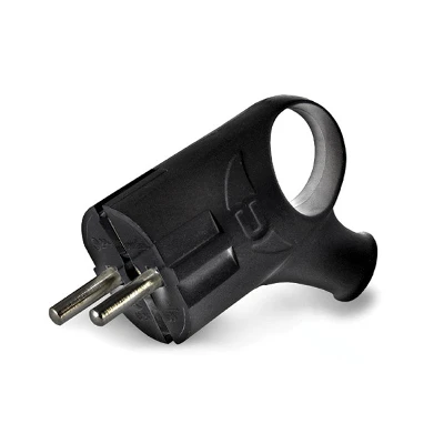 Евровилка угловая с ушком черная UNIVersal А0112