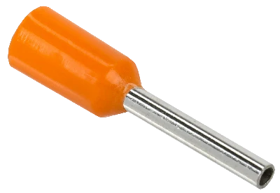 Наконечник кабельный НШвИ 0.5-7.8 оранжевый Е0508 (100шт) IEK UGN10-D05-02-08