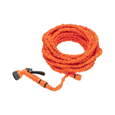 Набор поливочный, растягивающийся шланг 45 м, пистолет 7 режимов, соединитель Четыре сезона REXANT 62-0259