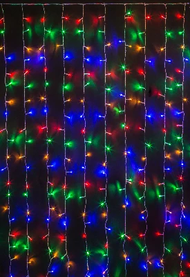 Гирлянда новогодняя светодиодная NGF-D030-04 занавес RGBY 5*2.5м IP44 Navigator Group 95116 30646