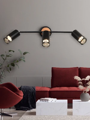 Светильник настенно-потолочный спот Lili 7020-703 3 * GU10 25 Вт поворотный с выключателем Rivoli Б0051229