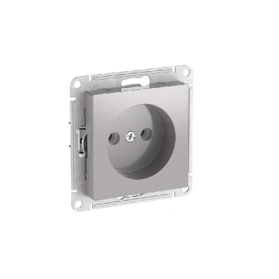 ATLASDESIGN РОЗЕТКА без заземления без шторок, 16А, быстрозажимные клеммы, АЛЮМИНИЙ