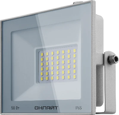 Прожектор светодиодный ДО-50w OFL-50-4K-WH-IP65-LED ОНЛАЙТ 90136 27206