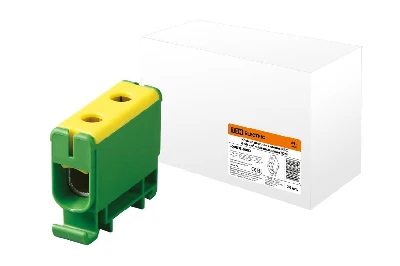 Клемма вводная силовая КВС 6-50 кв.мм желтая/зеленая