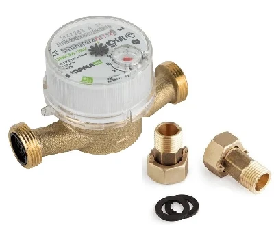 Счетчик воды универсальный СВКМ-15У (FM) с КМЧС   (сталь) с ОК (таблетка)