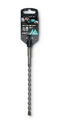 Бур по бетону SDS-plus 8х210/150 мм, напайка с центром, 2 спирали