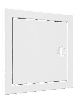 Люк-дверца ревизионный с ручкой, из ABS пластика 218х218 и с фланцем 196х196 EVECS Л2020Р 19017