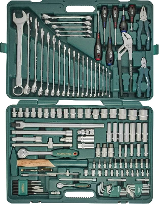 Набор инструмента универсальный 1/4'', 1/2''DR, 128 предметов Jonnesway S04H524128S 048372