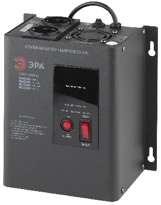 Стабилизатор напряжения настенный СННТ-2000-Ц цифровой дисплей 140-260В/220/В, 2000ВА ЭРА Б0020168