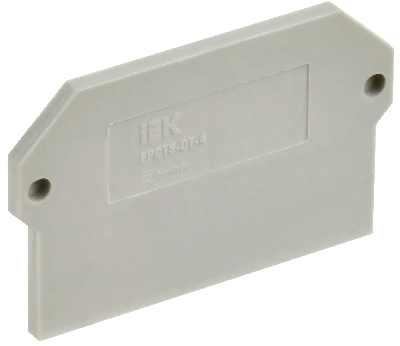 Заглушка для CTS-DT 4мм2 серая IEK YCT15-04-K03-004-ZGL