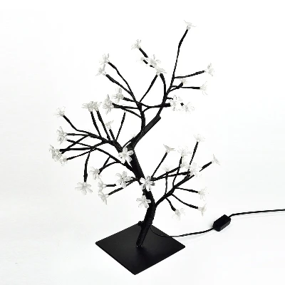Фигура Дерево светодиодное Сакура 45 см 48 светодиодов Розовый свет черный провод ULD-T3545-048/SBA PINK IP20 SAKURA