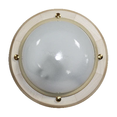 Светильник НББ-03-60-013 IP 65 Терма 1301 Круг малый матовый корпус липа индивидуальная упаковка Элетех 1005501030