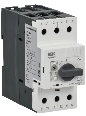 Автоматический выключатель защиты двигателя ARMAT B6 GV2P 32-45А IEK