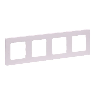 Рамка 4-местная розовый INSPIRIA