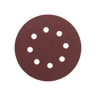 Диск абразивный на ворсовой основе, на липучке, перфорированный, P180, 125мм, 10 шт. Kranz KR-91-1169