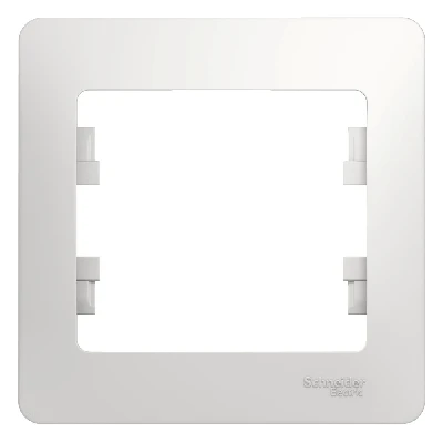 GLOSSA Рамка 1 пост белая Systeme Electric GSL000101