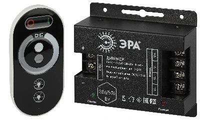 Диммер для светодиодной ленты Dimmer-12/24V-288/576-IP20-RF с радио пультом