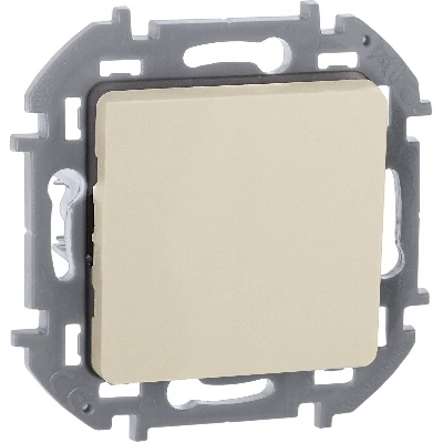 Переключатель без фиксации (кнопка) с Н.О./Н.З. контактом INSPIRIA 6 A 250 В~ слоновая кость Legrand 673691