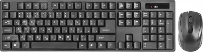 Комплект клавиатура + мышь беспроводной C-915, черный