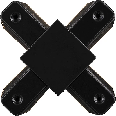 Коннектор X-образный черный для шинопровода FERON LD1002 10331