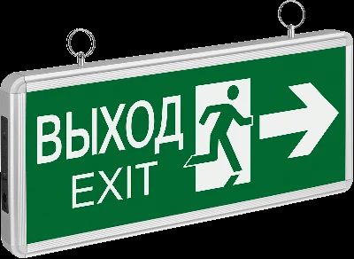 Светильник аварийный светодиодный ВЫХОД EXIT двухсторонний 3вт 1.5ч постоянный LED IP20 Navigator Group 71357 19756