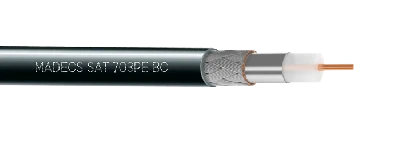 Кабель коаксиальный для наружной прокладки SAT 703PE 75ом 100м Польша