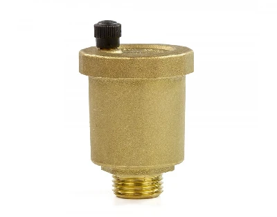 Воздухоотводчик автоматический Airvent-R PN10 DN 10 с обратным клапаном DN 15 Т от -10…+110 град. материал корпуса латунь CW617N