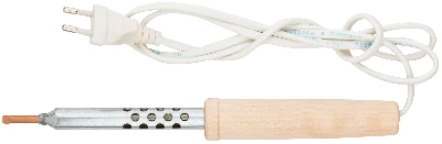 Паяльник 220 В, деревянная ручка 25 Вт РОС 60502