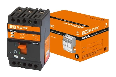 Автоматический выключатель ВА88-32 трехполюсной 100А 25кА
