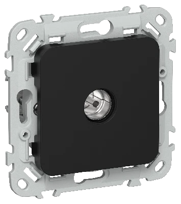 FLITE Розетка TV экранированная оконечная тип M РТВм-1-1-1-ФлЧ черный IEK