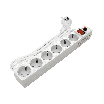 Сетевой фильтр ПВС 3х0.75 белый 3м UNIVersal 967U-3003