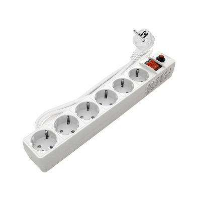 Сетевой фильтр ПВС 3х0.75 белый 1.8м UNIVersal 967U-3001