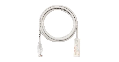 Патч-корд U/UTP 2 пары Cat 5 110-RJ45/8P8C Ethernet 7х0192мм LSZH серый 3м