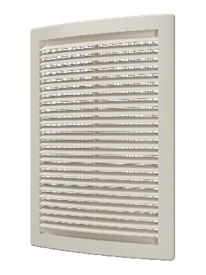 Решетка вентиляционная вытяжная, из ABS пластика 180х250, цвет Слоновая кость ERA 1825РЦ Ivory 18022