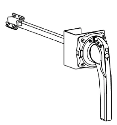 ВЫНОСНАЯ ФРОНТАЛЬНАЯ ПОВОРОТНАЯ РУКОЯТКА SD630-1250