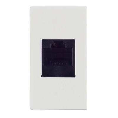 Розетка телефонная RJ12 Viva белая 1 модуль