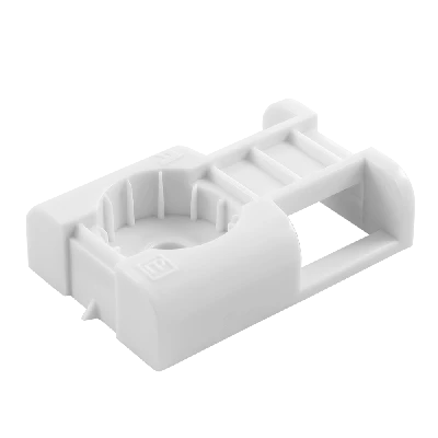 Площадка под стяжку для монтажного пистолета белая(100шт/1500шт уп/кор) Промрукав PR13.0343