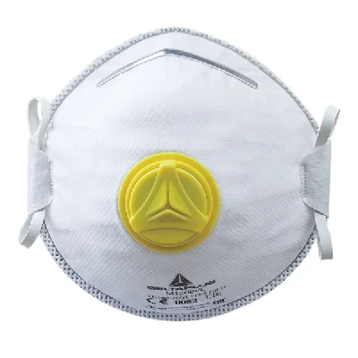 Респираторная маска FFP2 с клапаном выдоха (упаковка 10 шт.) Delta Plus M1200VC