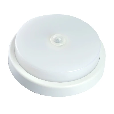 Светильник светодиодный ДБП-12w с датчиком 4000К 960Лм IP65 круглый белый