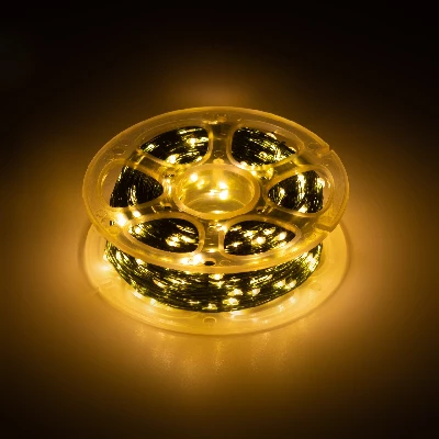 Гирлянда Нить, теплый свет, 100 м, 1000 microLED, IP44, 220В ENIN-1000G ЭРА Б0060427