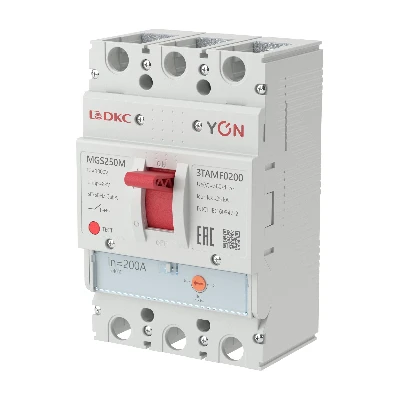 Автоматический выключатель YON MGS250 3P 160-200A 25kA
