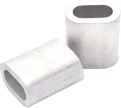 Зажим алюминиевый 3мм DIN3093 для троса