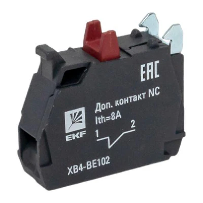 Контакты дополнительные NC (красные) PROxima EKF XB4-BE102